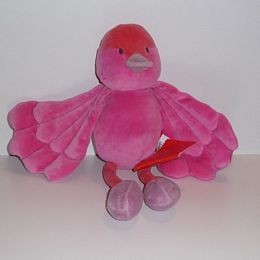 Petit doudou oiseau rose