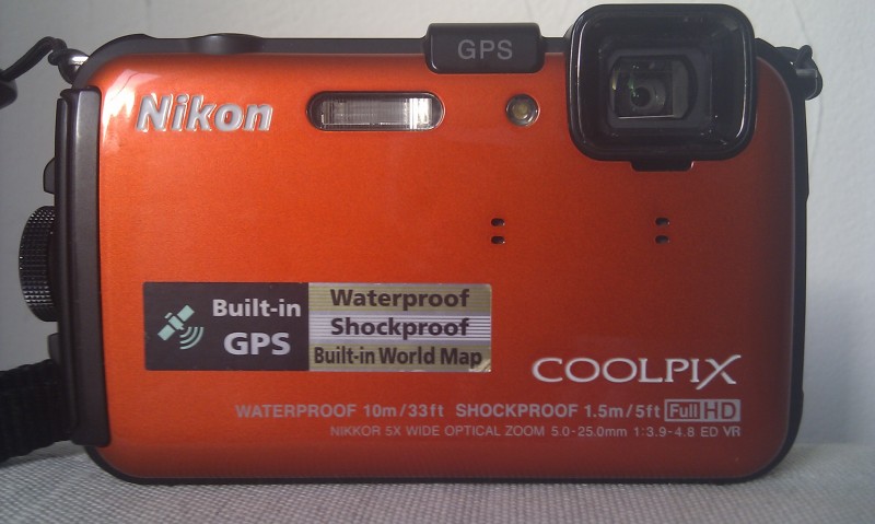 NIKON Coolpix AW110 orange Parc Montsouris