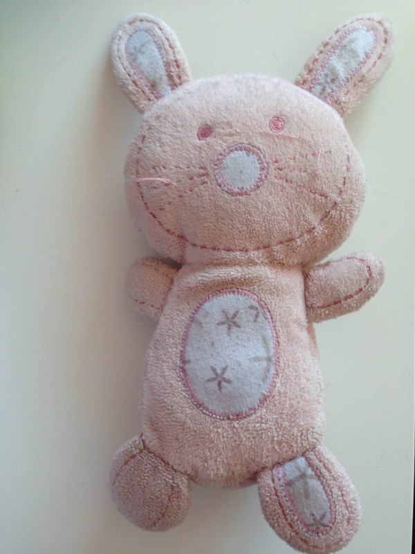 Doudou lapin Rose