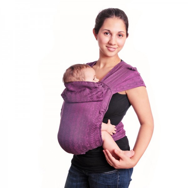 Porte bébé HOP TYE violet !