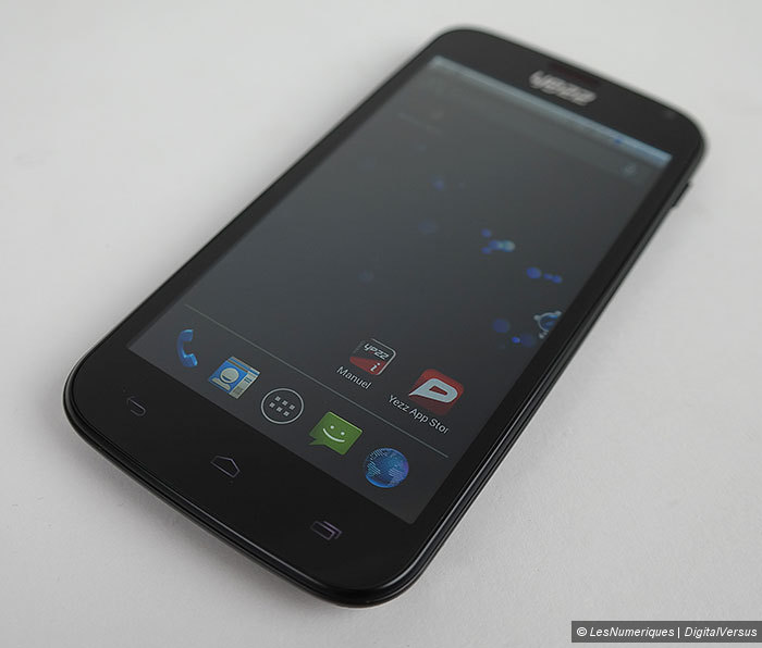 Perdu Téléphone tactile noir de marque Yezz