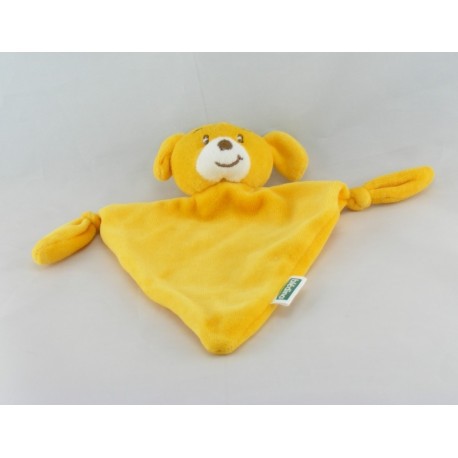Petit doudou chien jaune