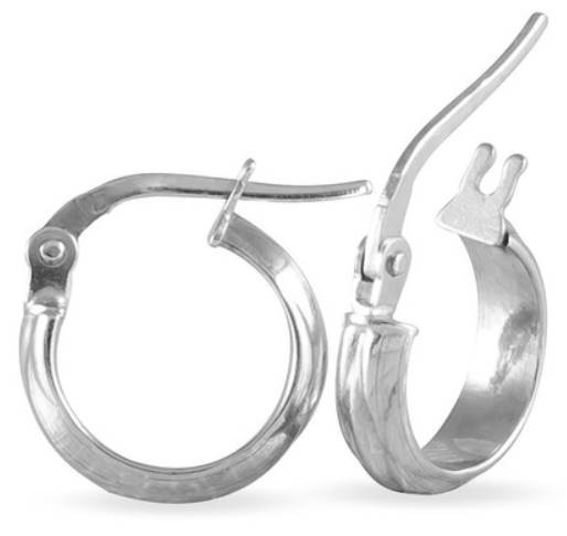 Perdu Créole diam. 8mm Or Blanc à Moncé en Belin ou Cérans-Foulletourte