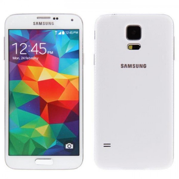 GALAXY S5 BLANC ÉTUI NOIR