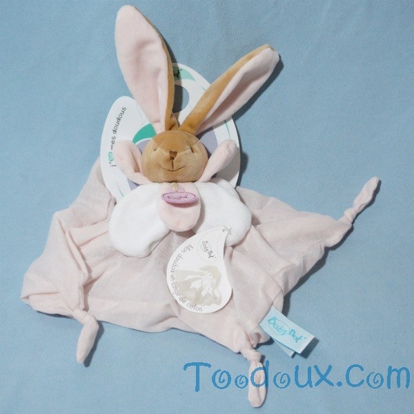 Perdu doudou lapin rose pâle métro Paris