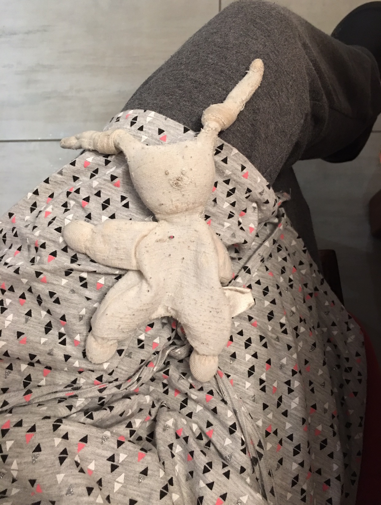 Doudou perdu voyage avion
