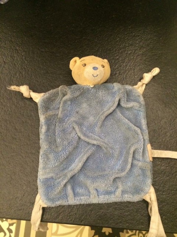 Doudou Kaloo - ours - bleu - Levallois Perret