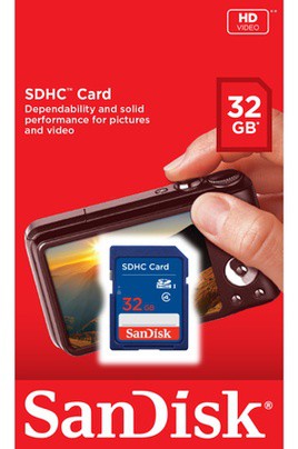 Perdu Carte SD sandisk 32 go ou 64go? bleu et rouge