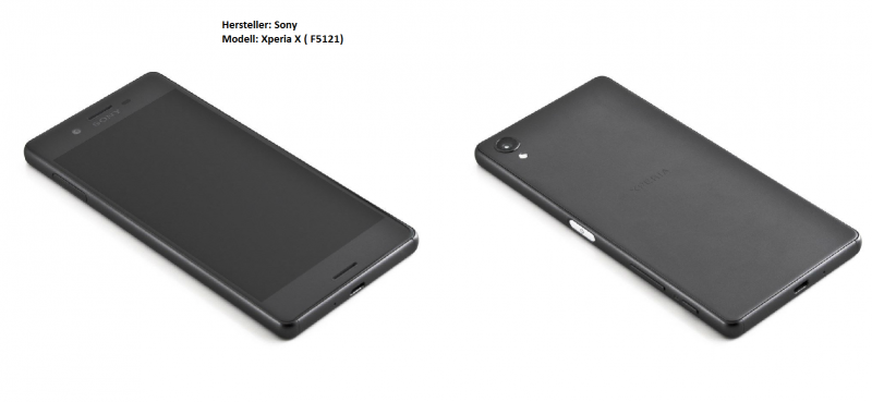 Téléphone portable, (Sony Xperia X)