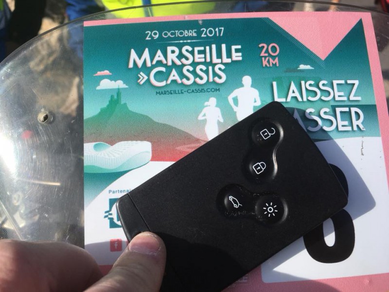 Trouver sur le parcours Marseille Cassis probablement à un participant faite tournez un Max Merci d'avance