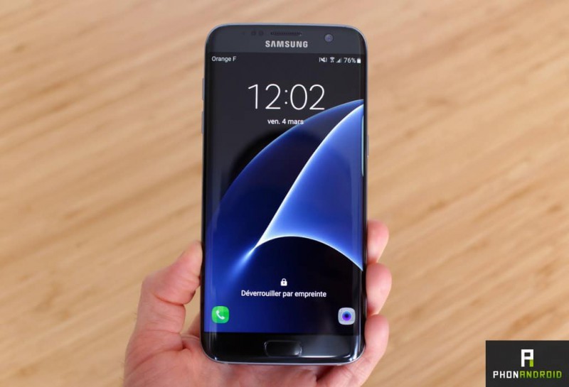 Perdu Samsung Galaxy S7 Edge noir à Lorient
