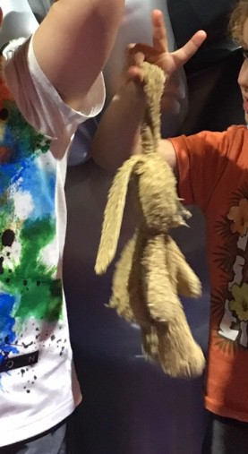 Doudou lapin marron perdu Nîmes Carcassonne ou Avignon