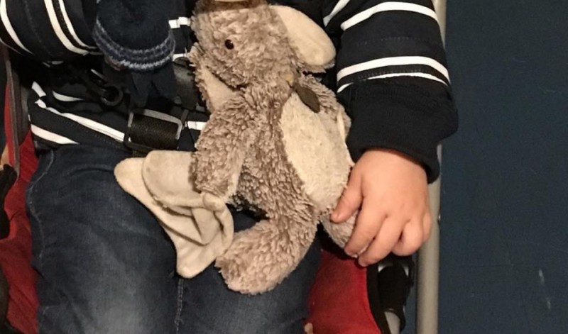 Doudou lapin baby nat à courbevoie le 24/11/17 (à mon fils Charly)