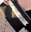 Perte d’une pochette pour femme de couleur noire et blanche à clamart