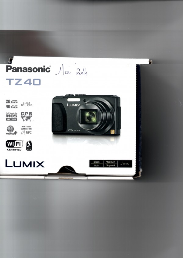 Perdu Panasonic Lumix TZ40 NOIR