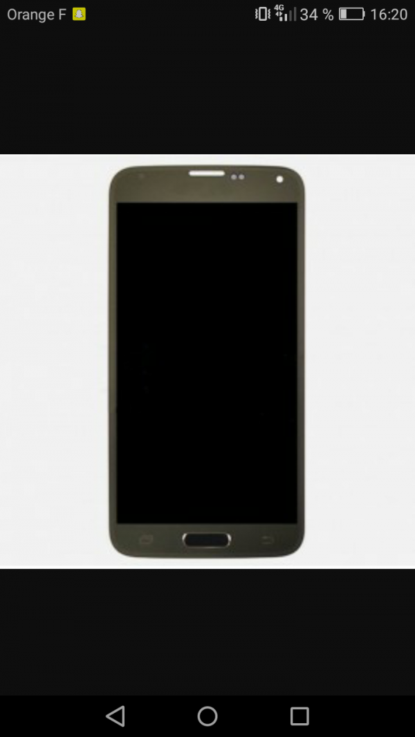 Perdu Samsung Galaxy S5 gris noir à Lyon entre place des terreaux et quai de Rhône