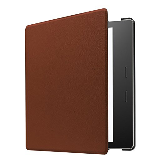 Liseuse Kindle avec couverture marron