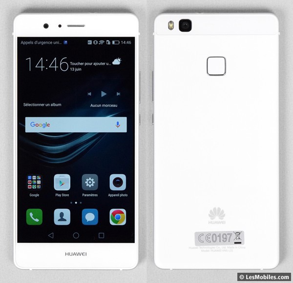 Perdu Telephone Huawei P9 Lite Blanc dans coque noir et bleue a presqu'ile de Conleau parking (Vannes)