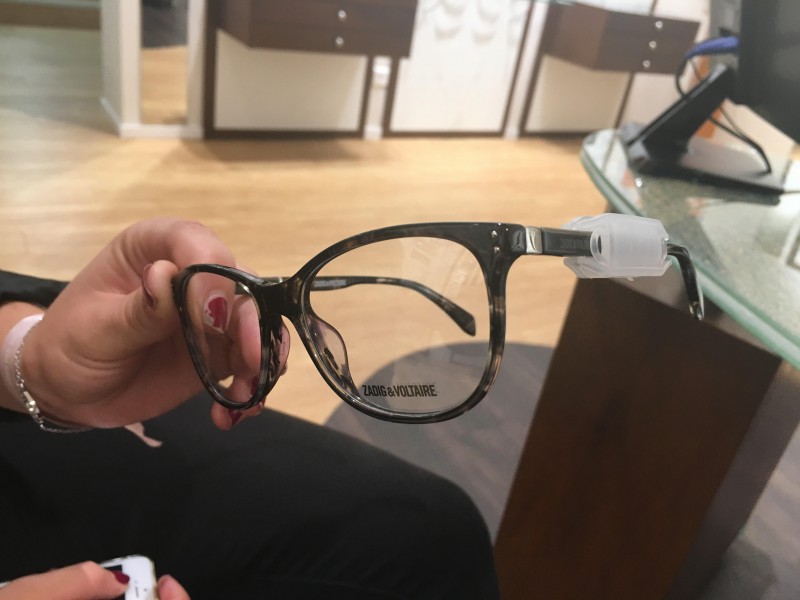Perdu lunettes de vue écailles grises noires Zadig & Voltaire Libourne