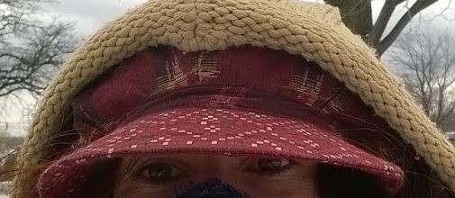 Gavroche (casquette) rouge à motif