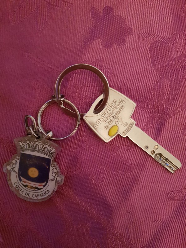 Clé avec porte clé