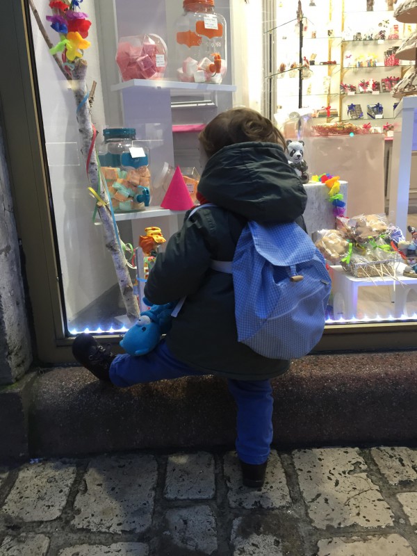 Sac a dos enfant Vichy bleu ciel