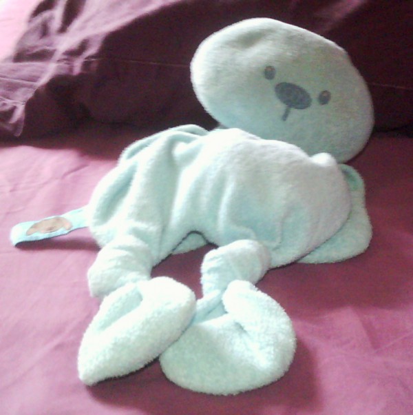 Perdu Doudou bleu à Arras derrière la gare