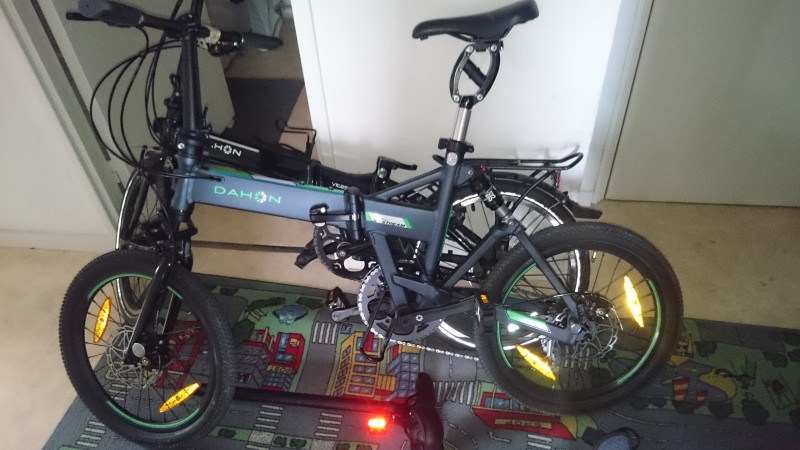 Vélo pliant type VTT volé à Metz Queuleu