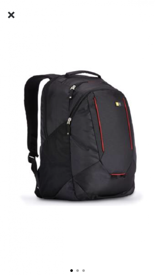 Sac à dos noir et rouge