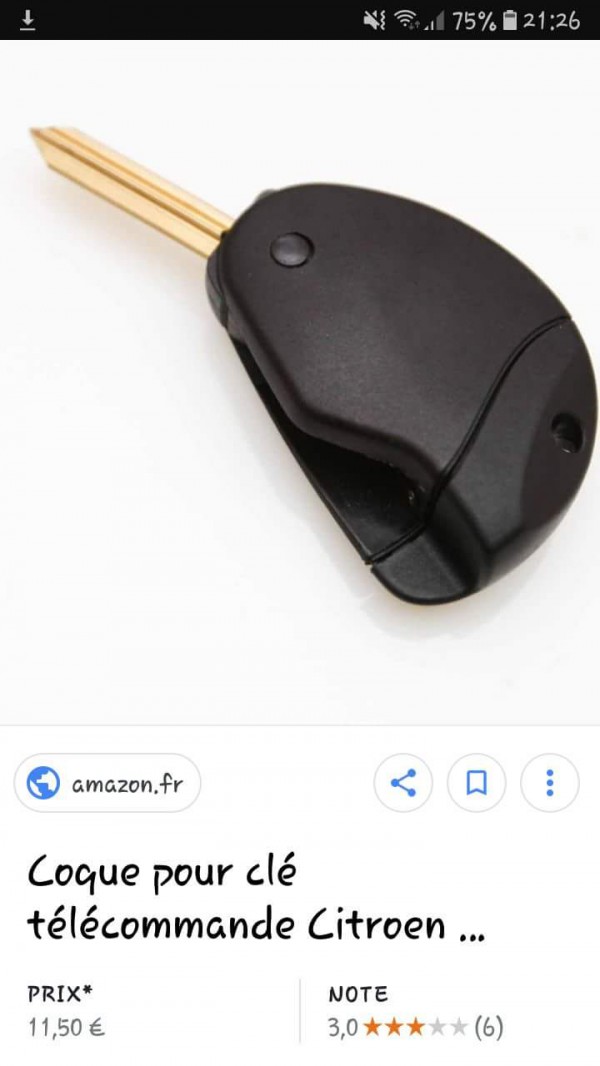 Clef de voiture