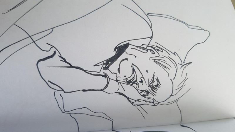 OUBLI D'UN CARNET DE CROQUIS A5 NOIR RHODIA