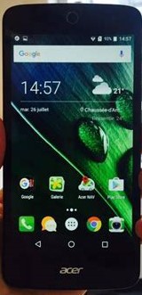 Perdu Téléphone Acer noir à Brest entre station de tram Liberté & P. de Plouzané