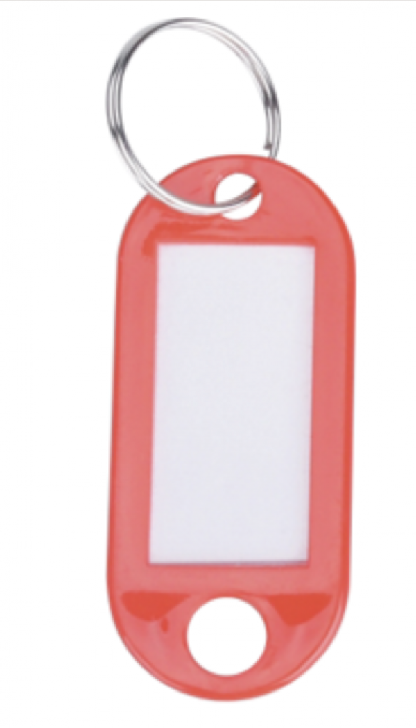 Perdu Clefs, 3 clefs, avec un petit porte clef rouge