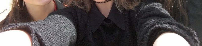 Pull noir en laine