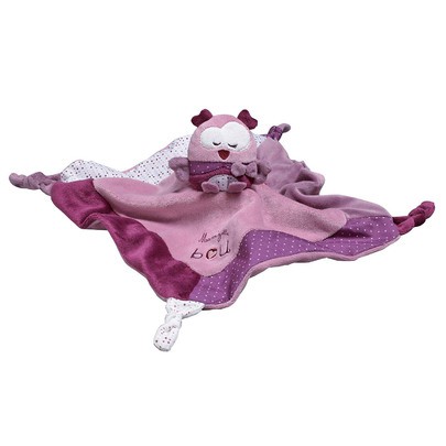 Doudou Chouette Violette