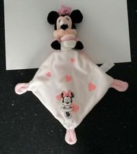 Perdu Doudou Minnie plat blanc et rose (gris)