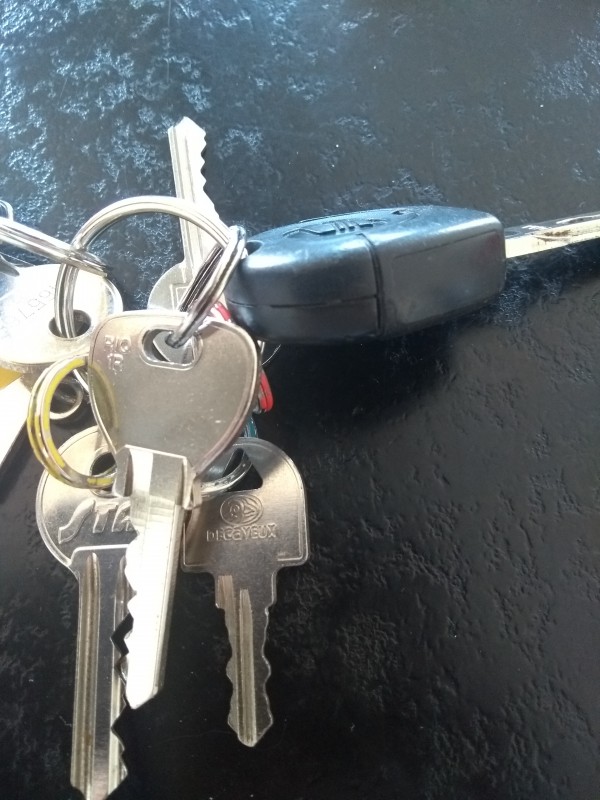Trousseau des clefs perdu