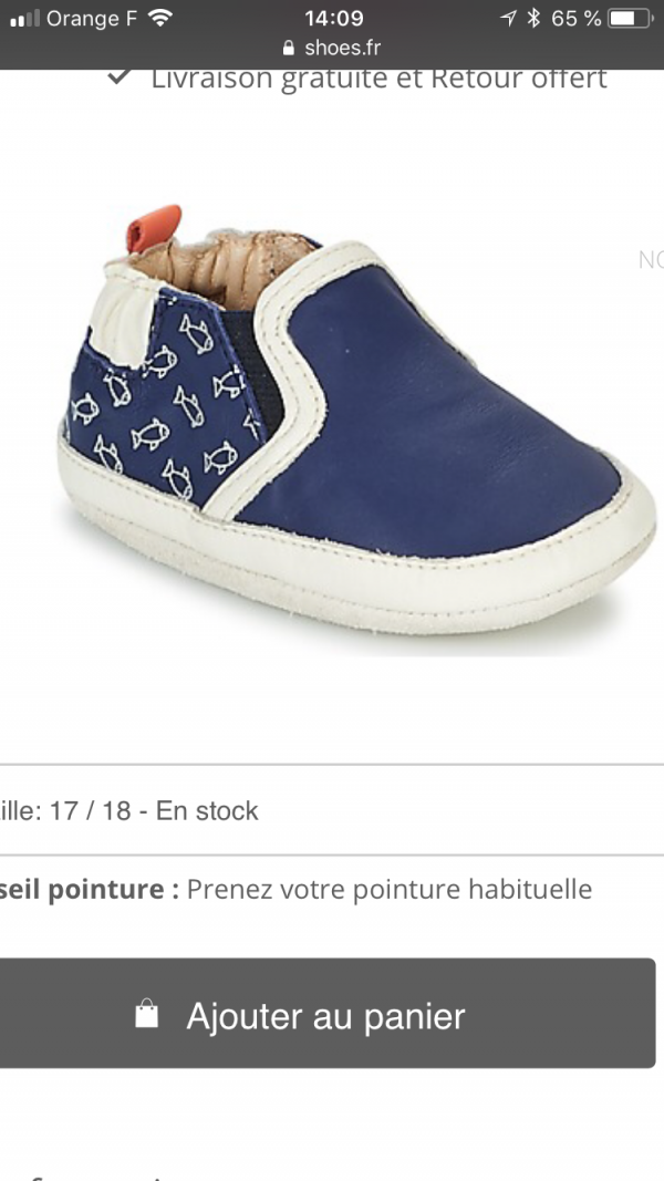Chaussure robeez