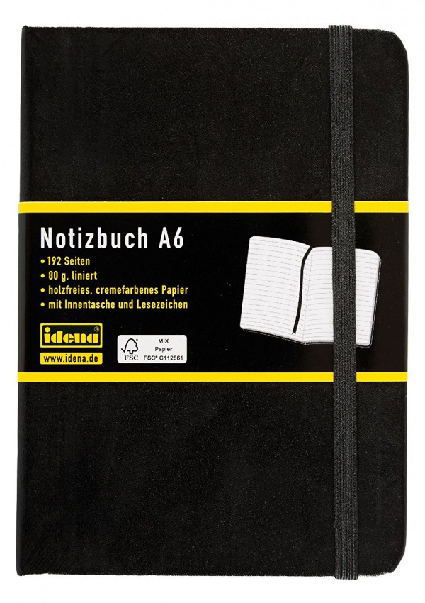 Perdu Carnet noir sur le pont des arts (lost notebook)