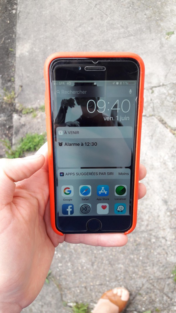 iPhone 6 trouvé à Bordeaux Barrière d'Arès