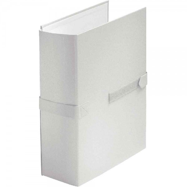 Porte document - chemise blanc à scratch