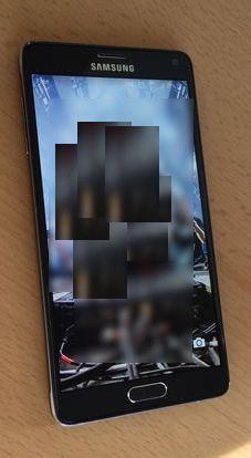 perdu galaxy note 4 noir à TOULON