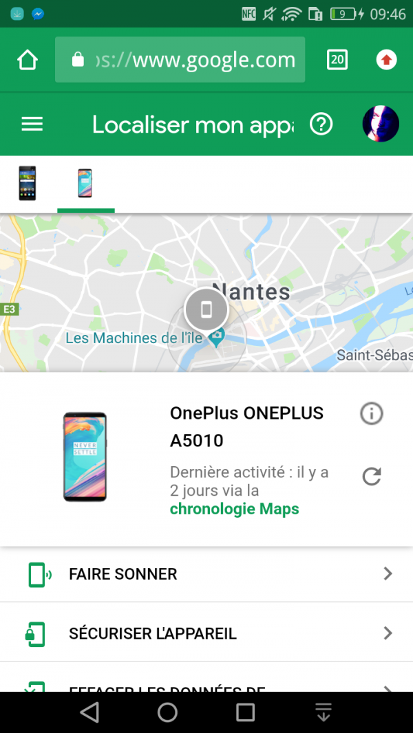 One Plus 5T quasi neuf, Quai Wilson, Hangar a Banane