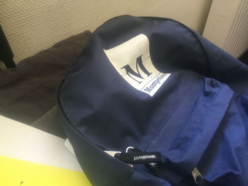 sac montpellier bleu