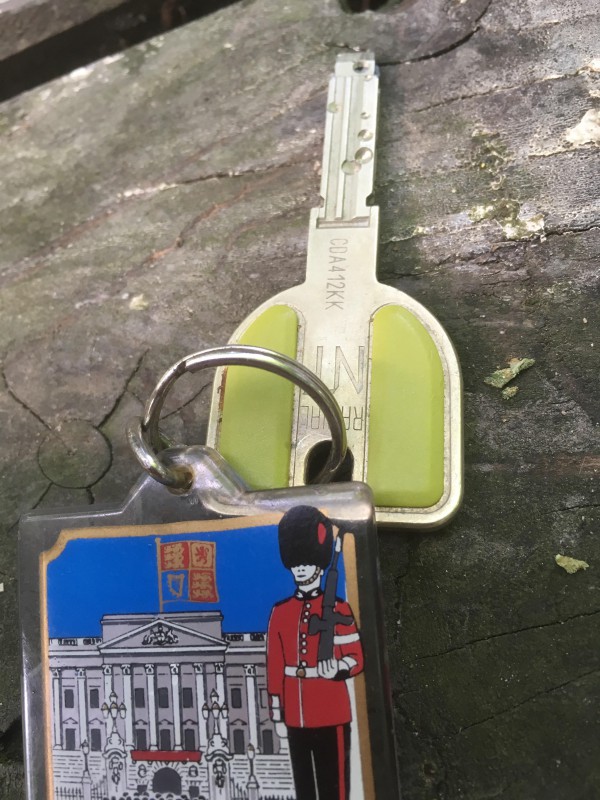 Clé et porte clé