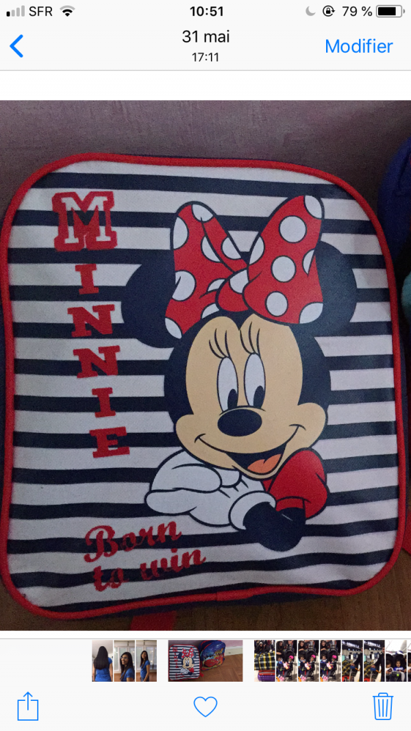 Sac à dos minnie