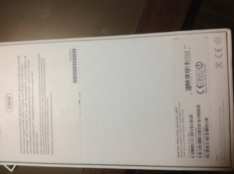 Perdu iPhone 6 plus silver 128GB à Tebessa en Algérie le 12 juin 2018