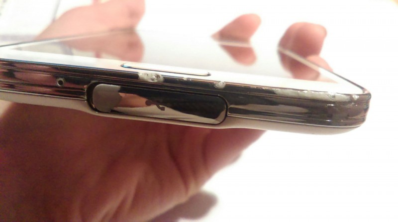 perdu téléphone Samsung Galaxy S5 blanc
