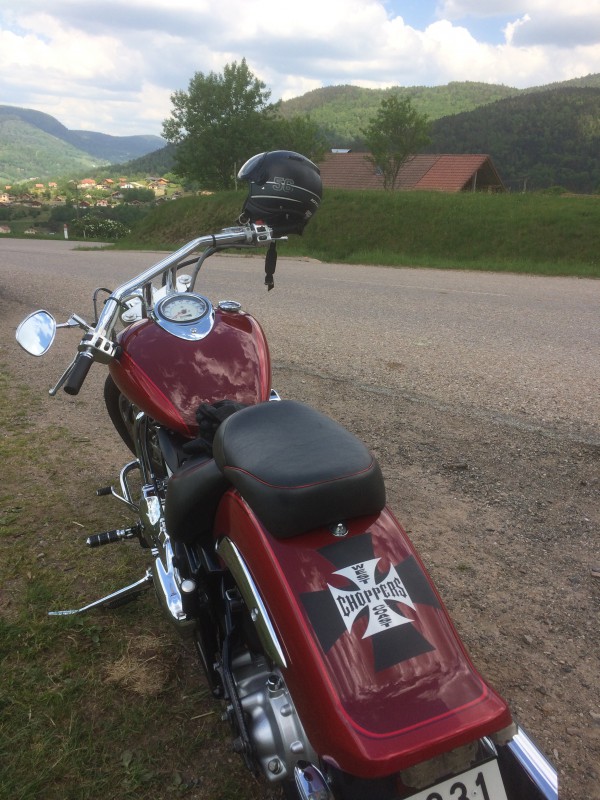 Perdu siege passager moto