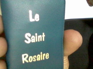 Petit chapelet "Le saint rosaire" à Clermont Ferrand centre